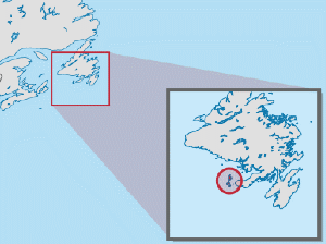 location of St. Pierre and Miquelon