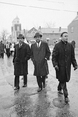 Andrew Young participating in a civil rights march