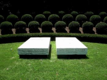 graves of Herbert and Lou Henry Hoover