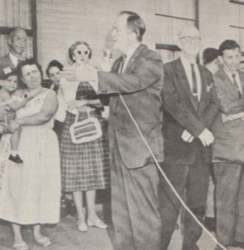 Humphrey campaigning in West Virginia