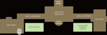 current general layout of the White House complex