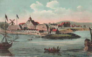 drawing of New Amsterdam