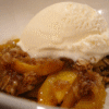 peach cobbler