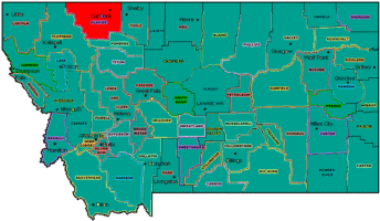 location of Glacier National Park