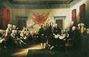 Trumbull's 'Signing of the Declaration of Independence'