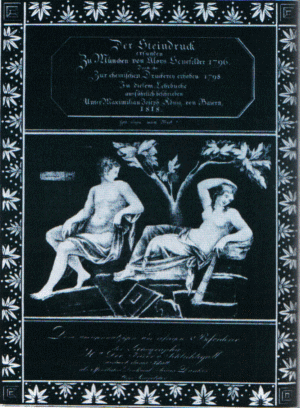 frontispiece of 'A Complete Course of Lithography'