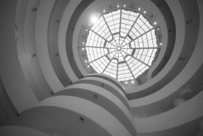 main exhibition space of The Guggenheim