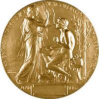 obverse of the Nobel Prize for Literature