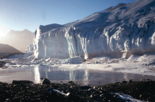 continental glacier in Greenland