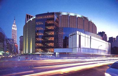 exterior of Madison Square Garden