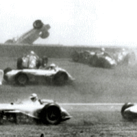 first lap crash at Indianapolis