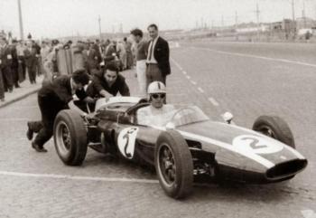 Jack Brabham at the Portguese Grand Prix