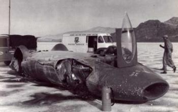 Bluebird II after the crash