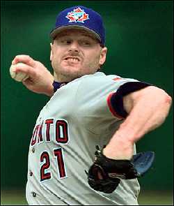 Roger Clemens as a Blue Jay