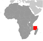 location of Comoros