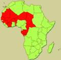 map of French West Africa