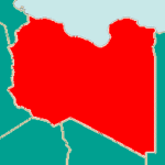 map of Libya