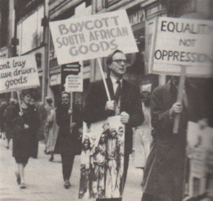 British protest