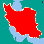 map of Iran