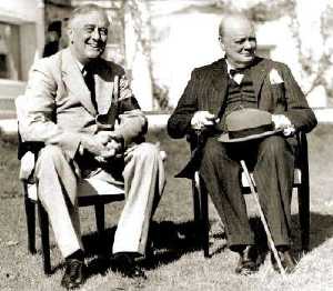 Winston Churchill and Franklin Roosevelt