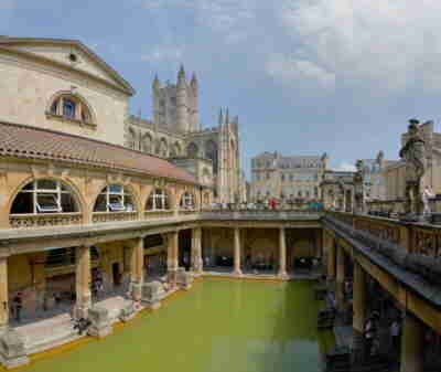 one of the Roman baths