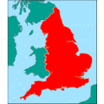 map of England