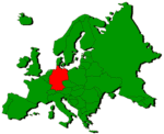 location of Germany in Europe