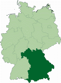 location of Bavaria