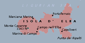 map of Elba