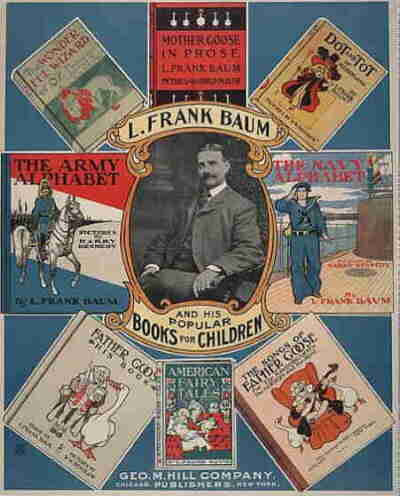 poster showing the most well-known of Baum's books