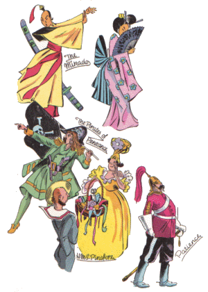 some of Gilbert and Sullivan's most popular operettas