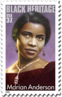 the Marian Anderson stamp