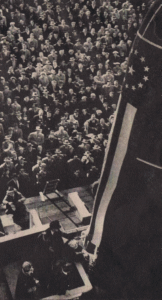 Mrs. Eisenhower christens the Nautilus