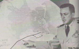 Commander Anderson describing the Nautilus' transpolar route