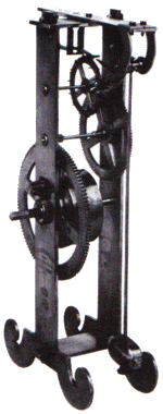 model constructed from Galileo's design for a pendulum clock