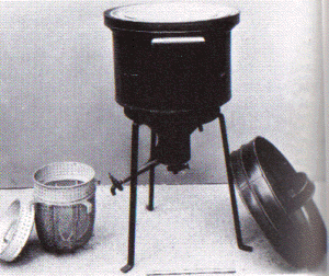 replica of Lavoisier's calorimeter