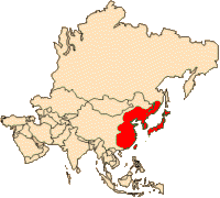 range of the sika deer