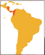 range of the white-faced capuchin