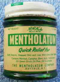 jar of Mentholatum