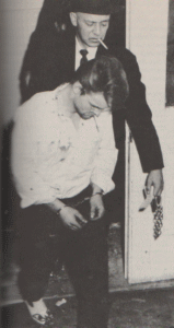 Starkweather entering Nebraska State Penitentiary on January 31, 1958