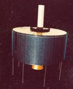 model of an Intelsat II series satellite