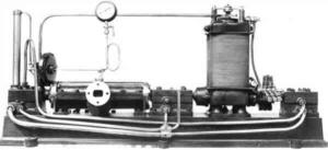 Parsons' multi-stage reaction turbine