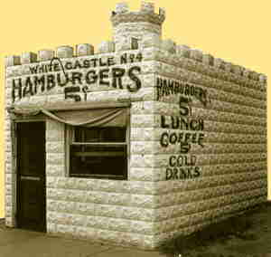 an original White Castle hamburger shop