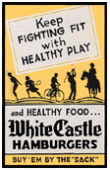 ad touting the health benefits of White Castle hamburgers