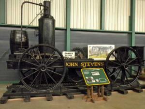 replica of a John Stevens locomotive