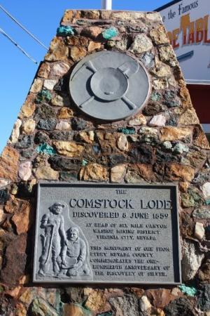 Comstock Lode Memorial in Virginia City