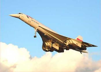 Concorde coming in for a landing