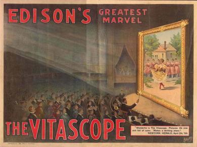 advertisement for Edison's Vitascope